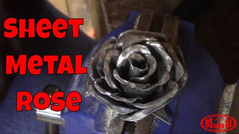 process sheet to make a metal rose|stainless steel rose instructions.